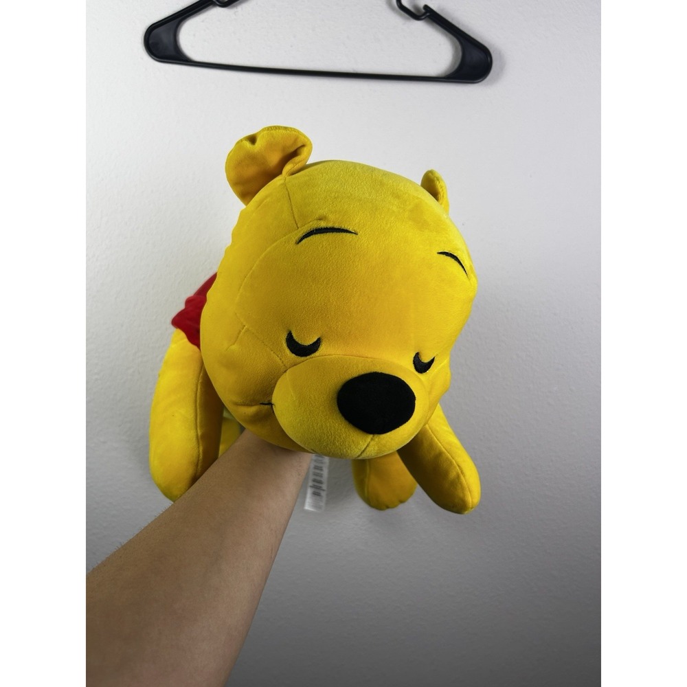 Disney Parks Winnie the Pooh Cuddleez Large Plush Sleeping Squishy Soft Pillow